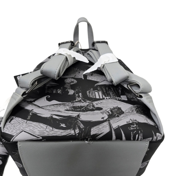 Loungefly Nbc Pop Up Jack Rip Nightmare Before Christmas Mini Backpack Wallet - Picture 5 of 6